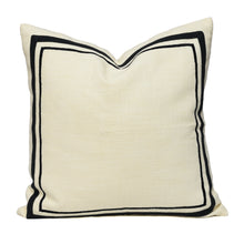 Load image into Gallery viewer, Frame - Ivory & Black Cushion Cover