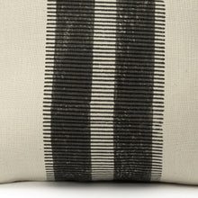 Load image into Gallery viewer, Block Printed Charcoal cushion cover