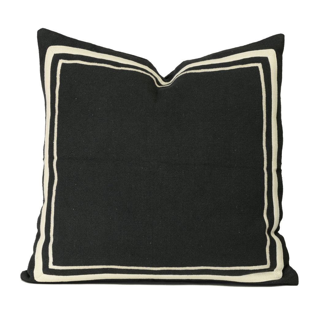Frame Charcoal Grey Cushion Cover
