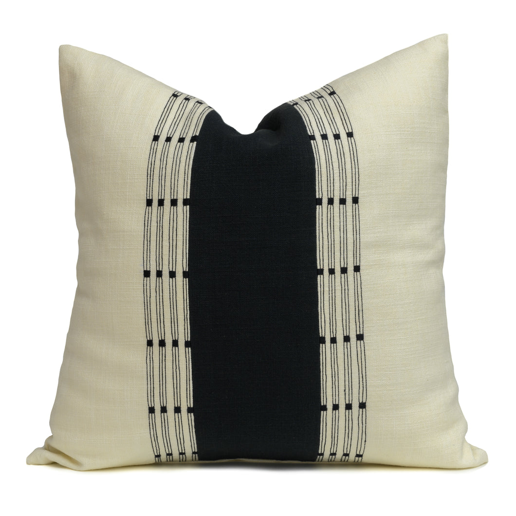 Bande Embroidered Cushion Cover