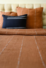 Load image into Gallery viewer, Cotton woven terracotta bedcover
