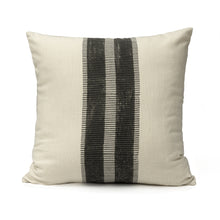 Load image into Gallery viewer, Block printed Charcoal cushion cover
