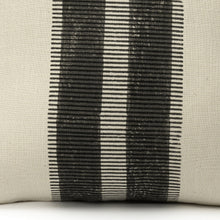 Load image into Gallery viewer, Block Printed Charcoal cushion cover
