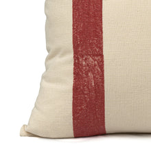 Load image into Gallery viewer, SUNSET RED STRIPES CUSHION COVER
