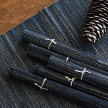 Load image into Gallery viewer, BANANA STRAW PLACEMATS - CHARCOAL
