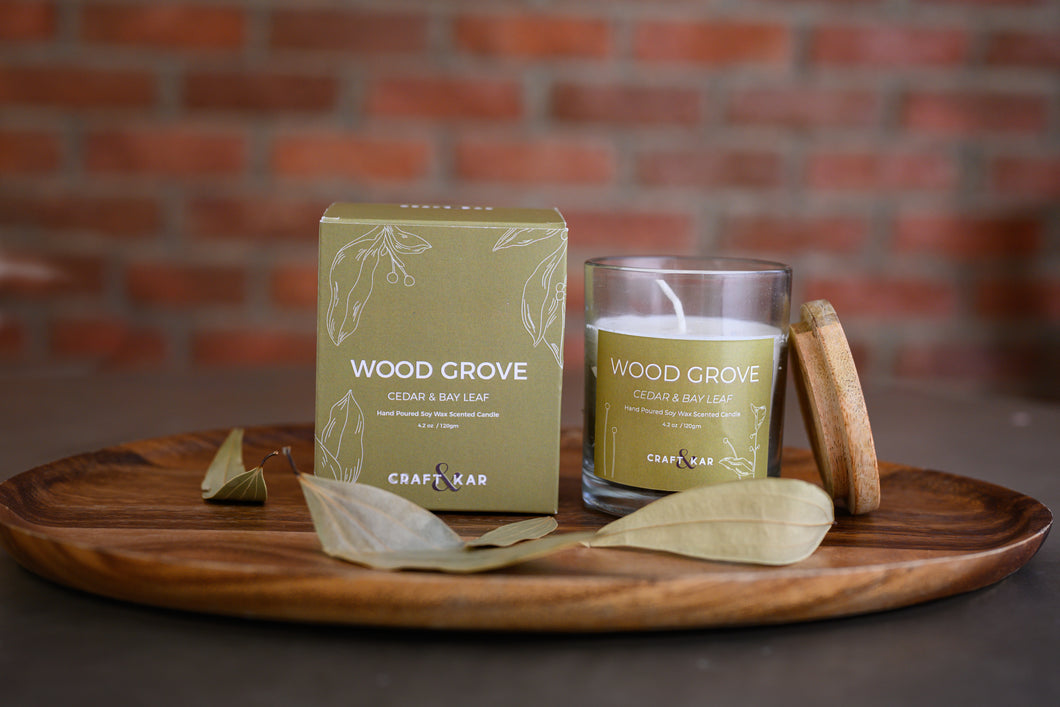 WOOD GROVE SCENTED CANDLE